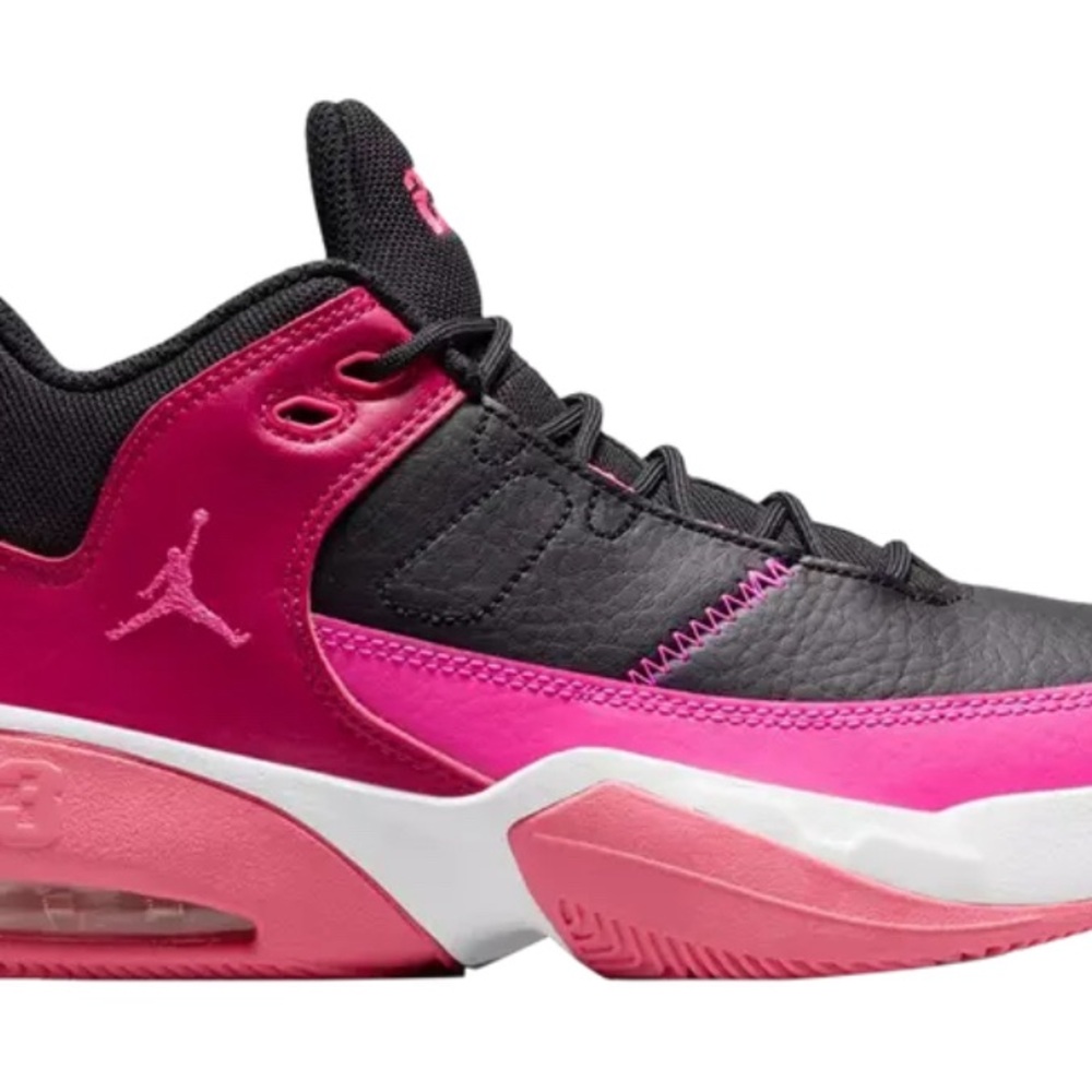 Jordan Athletic Shoes Black and Pink